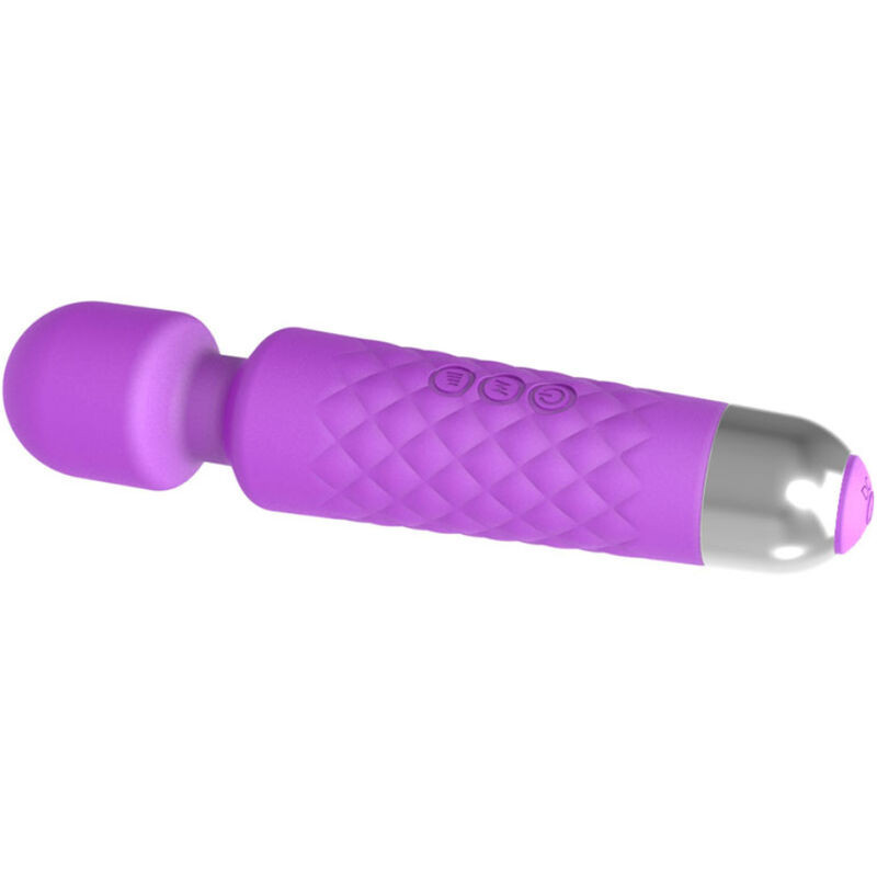 Vibrador compacto roxo ARMONY Mini Massager 18 modosMassagista Magic Wand