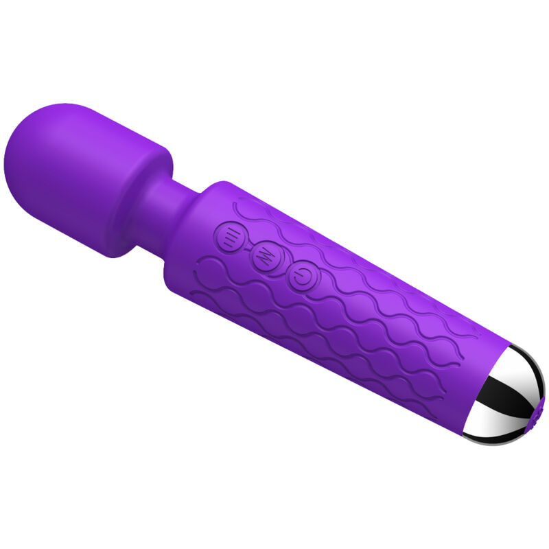 Kompakter Mini-Vibrator Armony violett 15 cm, 20 ModiMasseur Magic Wand