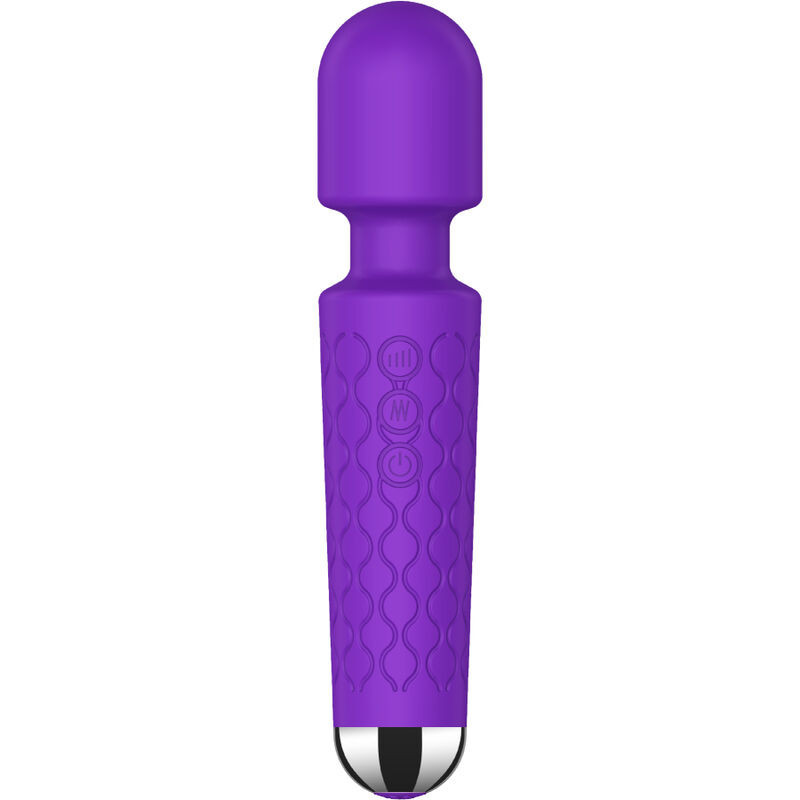Armony compact mini vibrator purple 15 cm, 20 modesMassagist Magic Wand