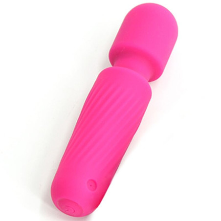 Mini vibromasseur rechargeable Armony 10 modes rose vif compactMasseur Magic Wand