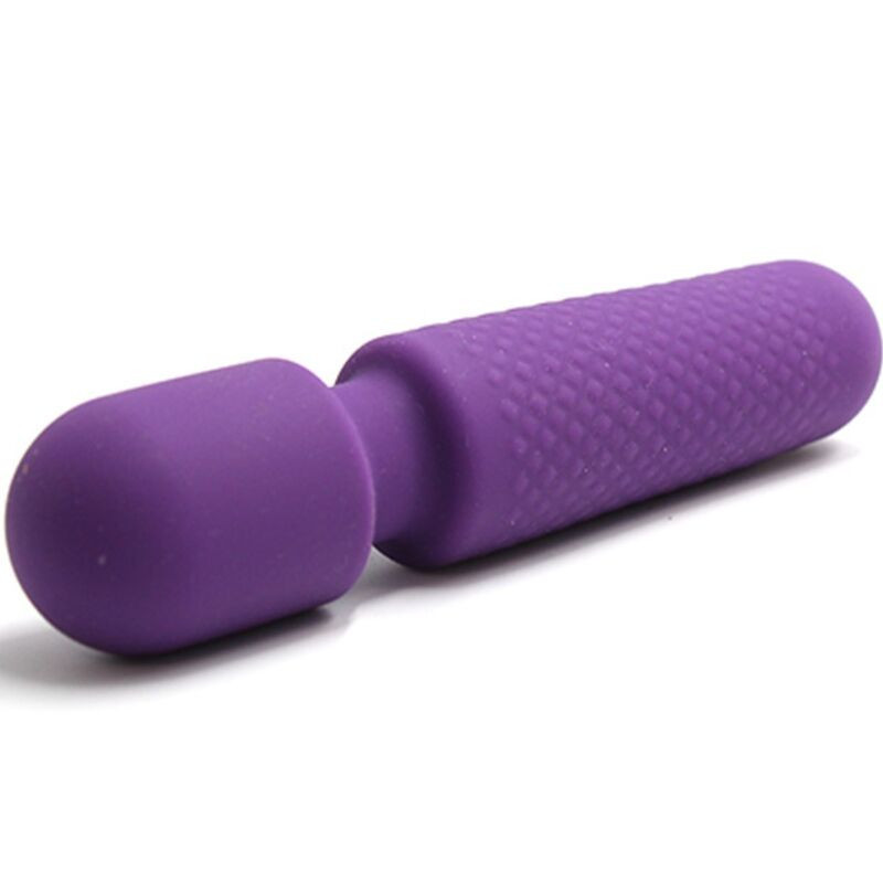 Armony rechargeable vibrator purple 10 modes with soft studsMassagist Magic Wand