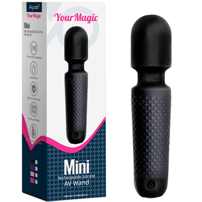 Vibratore ricaricabile Armony viola 10 modalità con micro-puntiMassaggiatore Magic Wand