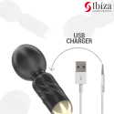 Mini Pocket-Wand Vibrator IBIZA USB, 10 Modi, IPX5Masseur Magic Wand