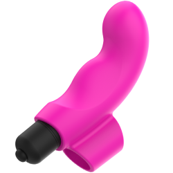 Vibrador de dedo silicona rosa vivo OHMAMA Navidad discretoDedos chinos