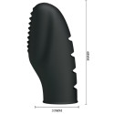 Ditalino vibrante in silicone testurizzato Pretty Love Stanford neroDita cinesi