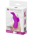 Vibrador de dedo coelho recarregável Pretty Love Smart à prova d’águaDedos chineses