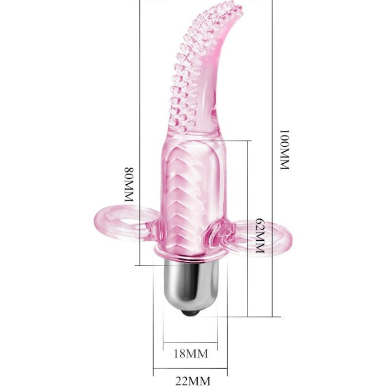 Baile vibrating finger thimble, discreet mini stimulator 10 modesChinese fingers