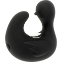 Dedeira vibratória recarregável em silicone Duckymania Preto/PrataDedos chineses