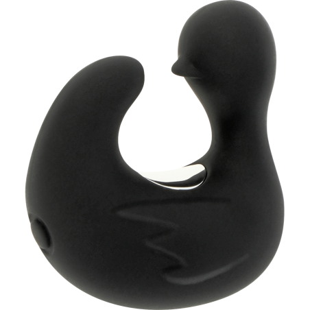 Ditale vibrante ricaricabile in silicone Duckymania Nero/ArgentoDita cinesi