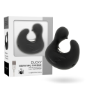 Rechargeable silicone vibrating finger thimble Duckymania Black/SilverChinese fingers
