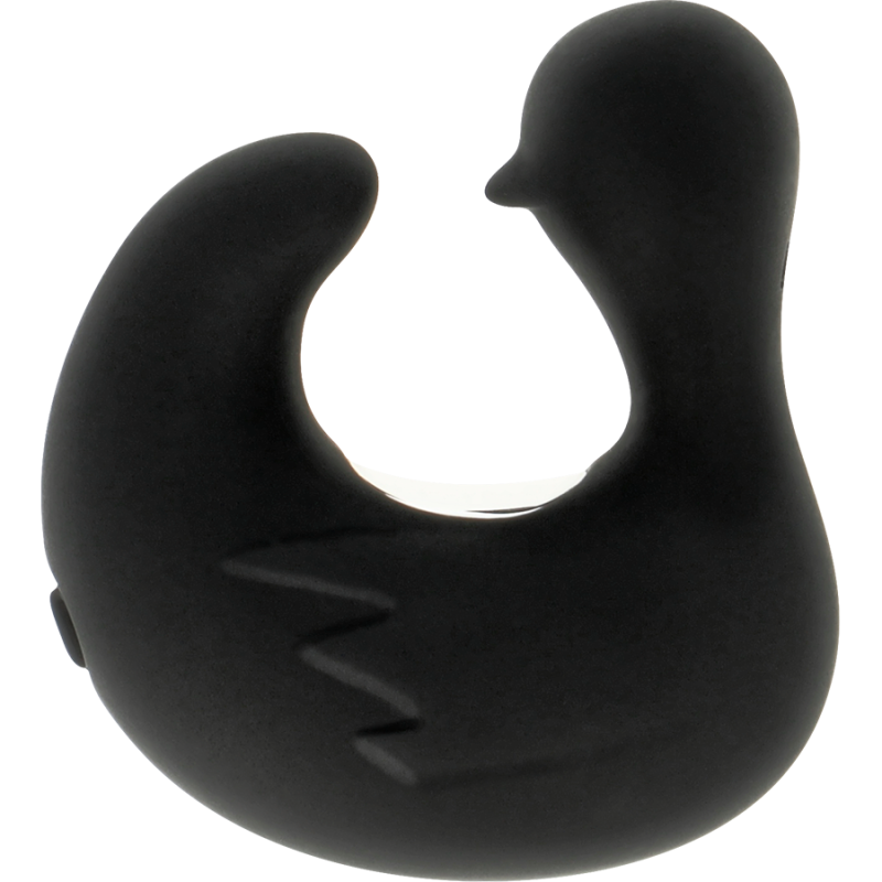 Wiederaufladbarer Vibrations-Fingerling Duckymania Schwarz/SilberChinesische Finger