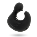 Rechargeable silicone vibrating finger thimble Duckymania Black/SilverChinese fingers