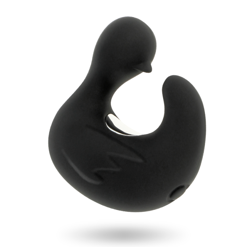 Rechargeable silicone vibrating finger thimble Duckymania Black/SilverChinese fingers