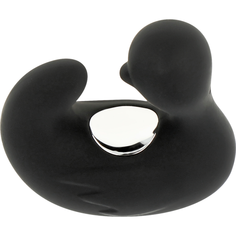 Rechargeable silicone vibrating finger thimble Duckymania Black/SilverChinese fingers