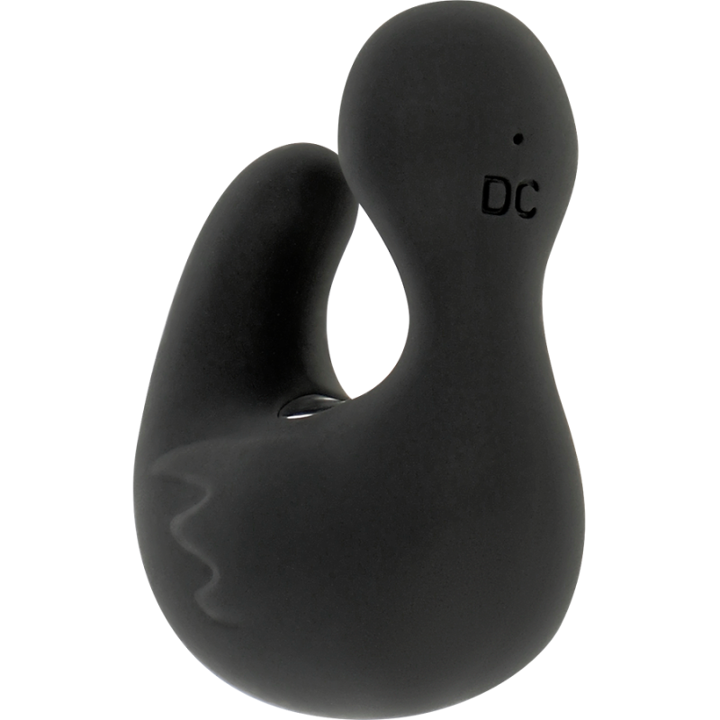 Wiederaufladbarer Vibrations-Fingerling Duckymania Schwarz/SilberChinesische Finger