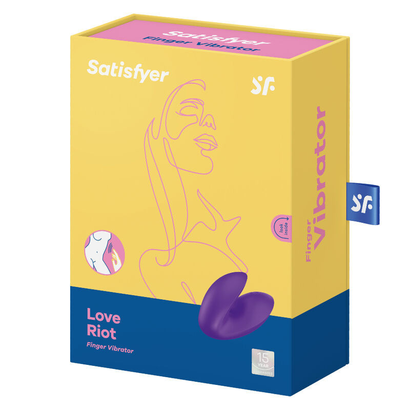 Satisfyer Love Riot Finger-Vibrator violett, 12 ModiChinesische Finger