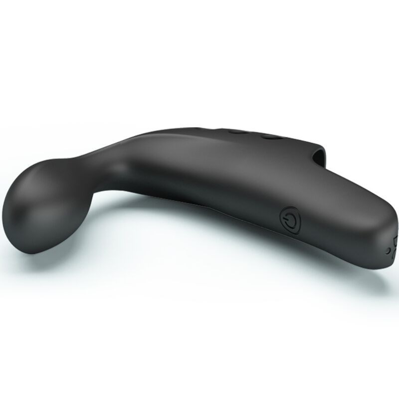 Vibrador de dedo recargable Pretty Love Gorgon negro, 10 modosDedos chinos