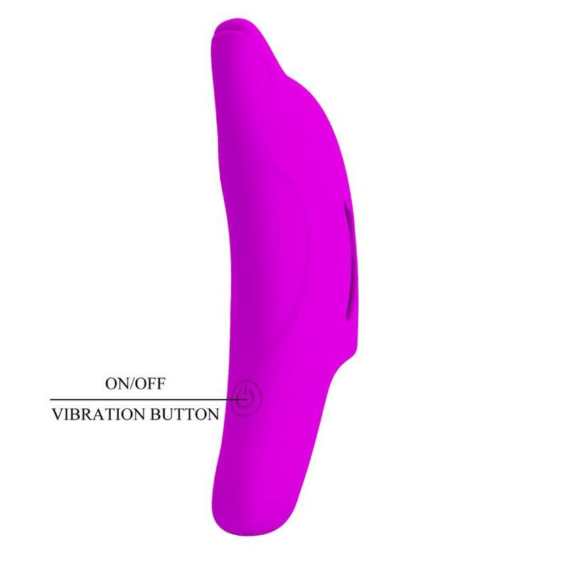 Wiederaufladbarer Fingerstimulator Delphini Pretty Love lilaChinesische Finger