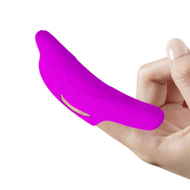 Wiederaufladbarer Fingerstimulator Delphini Pretty Love lilaChinesische Finger