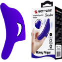 Stimulateur doigt rechargeable Delphini Pretty Love violet 10 modesDoigts chinois