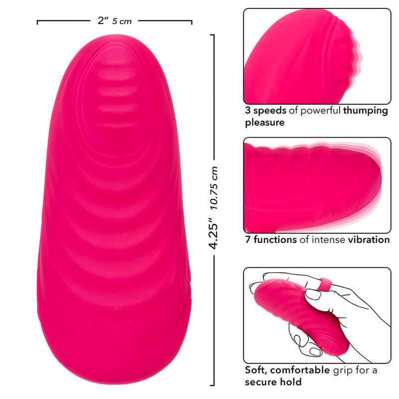 Masseur intime à balles roulantes Envy rose, 7 modes, étanche IPX7Doigts chinois