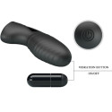 Pretty Love Alan silicone finger vibrator, discreet blackChinese fingers