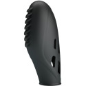 Vibrador de dedo de silicona negro Pretty Love Gilo, precisoDedos chinos