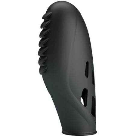 Vibromasseur doigt en silicone noir Pretty Love Gilo, stimulation cibléeDoigts chinois