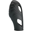 Vibrador de dedo de silicona Pretty Love Lich negro, discretoDedos chinos