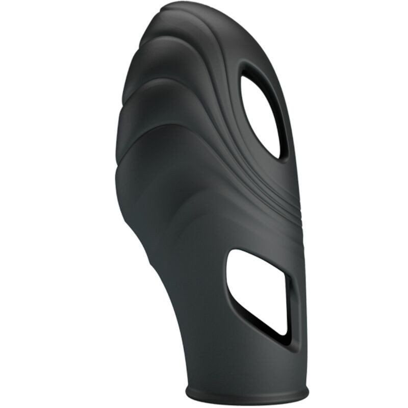 Pretty Love Lich black silicone finger vibrator, discreetChinese fingers
