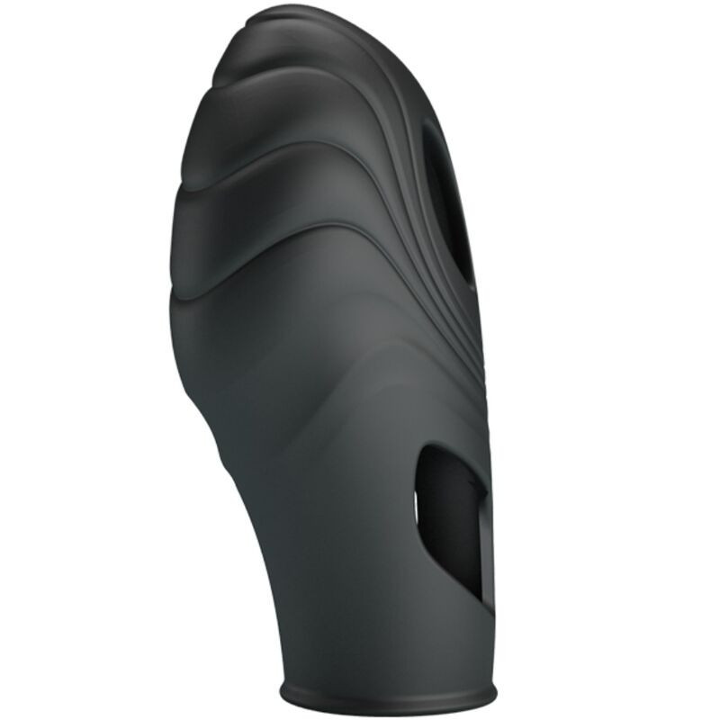 Pretty Love Lich Finger-Vibrator aus Silikon schwarz, diskretChinesische Finger