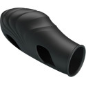 Vibrador de dedo de silicona Pretty Love Lich negro, discretoDedos chinos