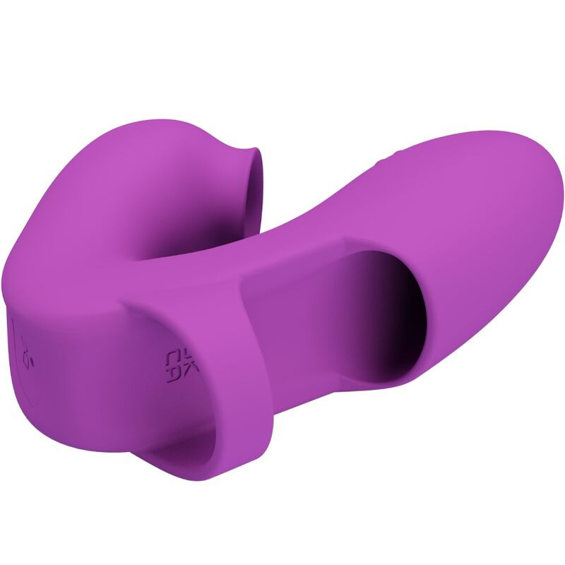 Vibromasseur doigt silicone Athena avec stimulateur clitoridienDoigts chinois