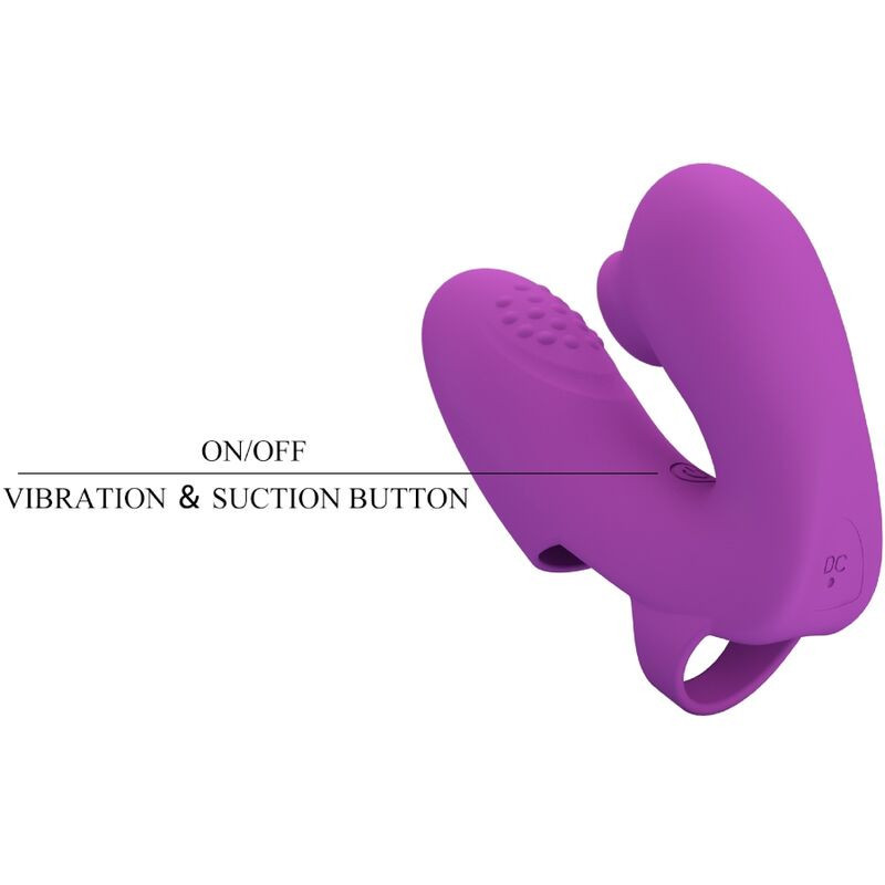 Athena Silikon-Fingervibrator mit Klitoris-StimulatorChinesische Finger