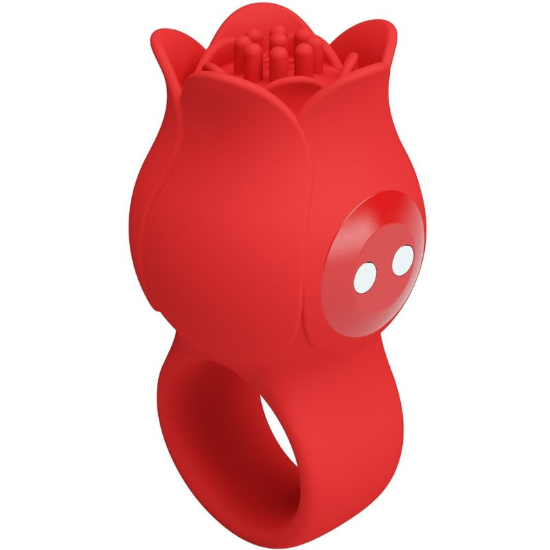 Vibrador de dedo rosa de silicona recargable Pretty Love JaeDedos chinos