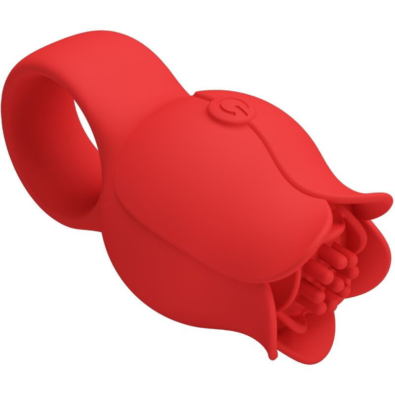 Vibromasseur doigt rose silicone rechargeable Pretty Love Jae rougeDoigts chinois
