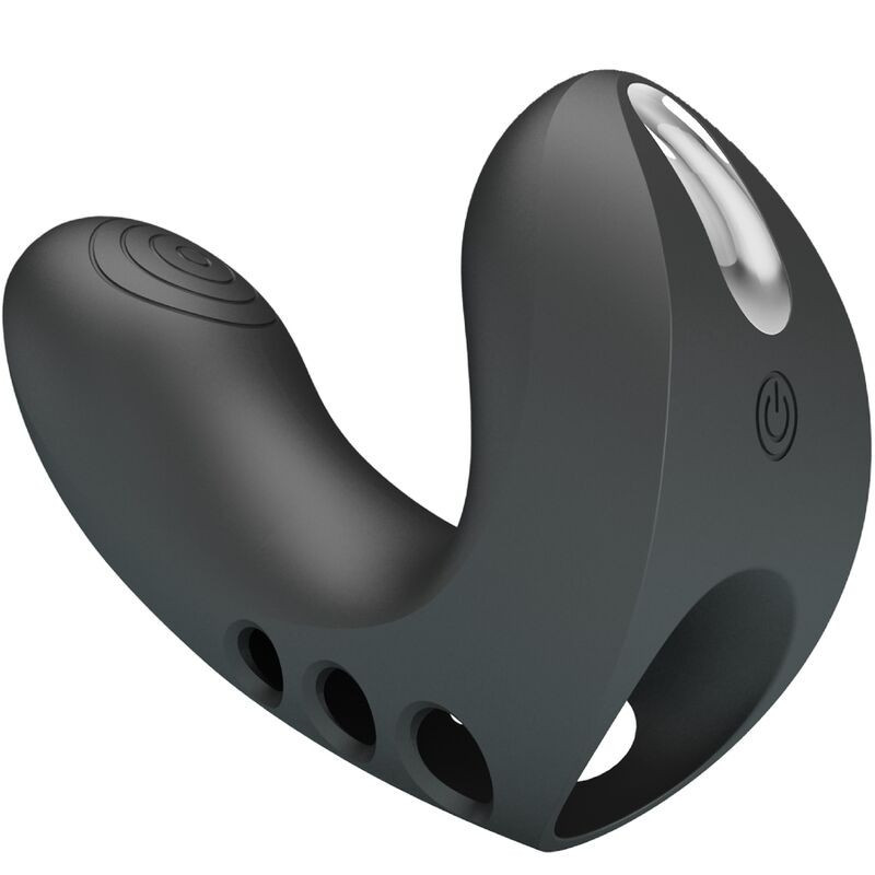 Mini vibromasseur doigt Camélia Pretty Love noir rechargeable USBDoigts chinois