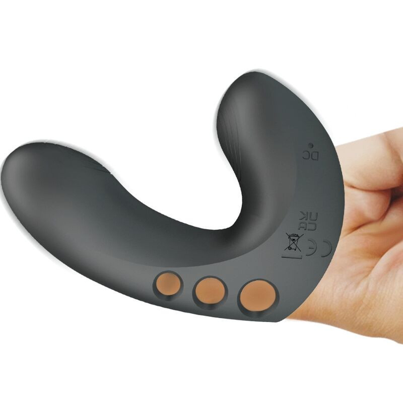 Mini vibromasseur doigt Camélia Pretty Love noir rechargeable USBDoigts chinois