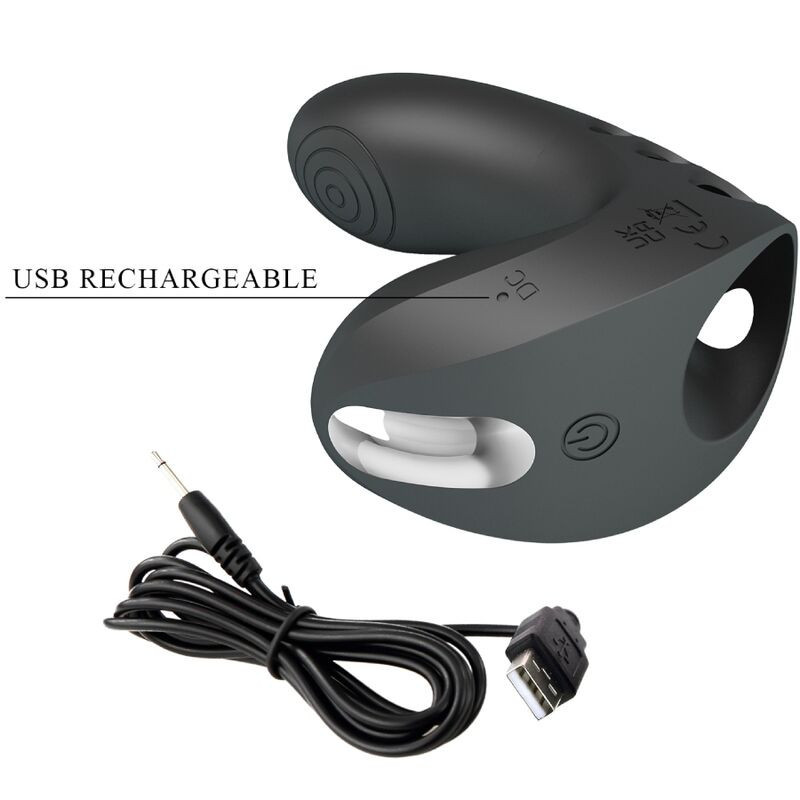 Camélia Pretty Love mini finger vibrator black USB rechargeableChinese fingers