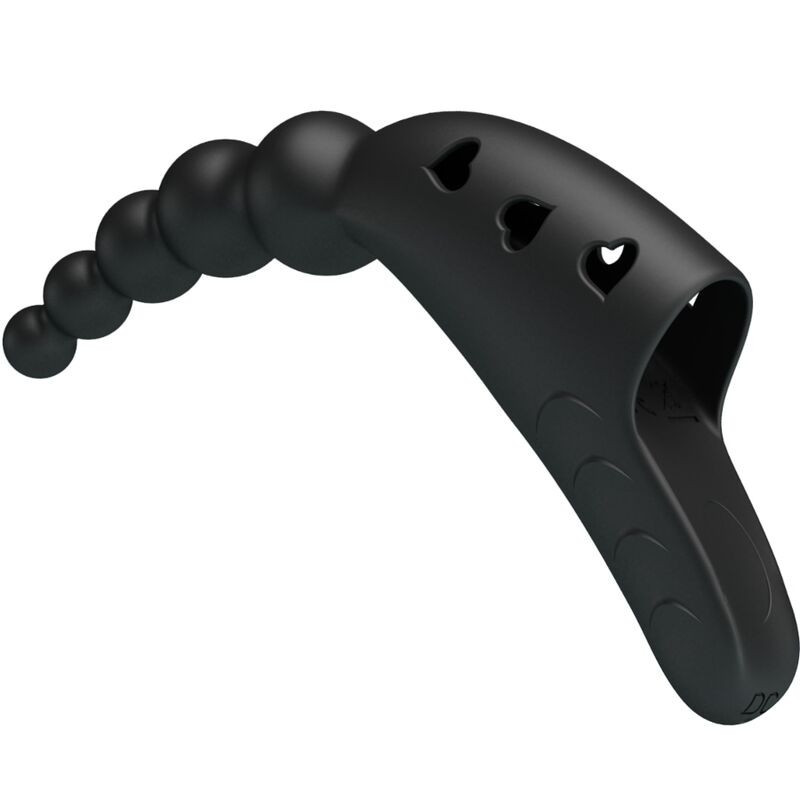 Vibromasseur doigt rechargeable Jordin Pretty Love, 10 vibrations noirDoigts chinois