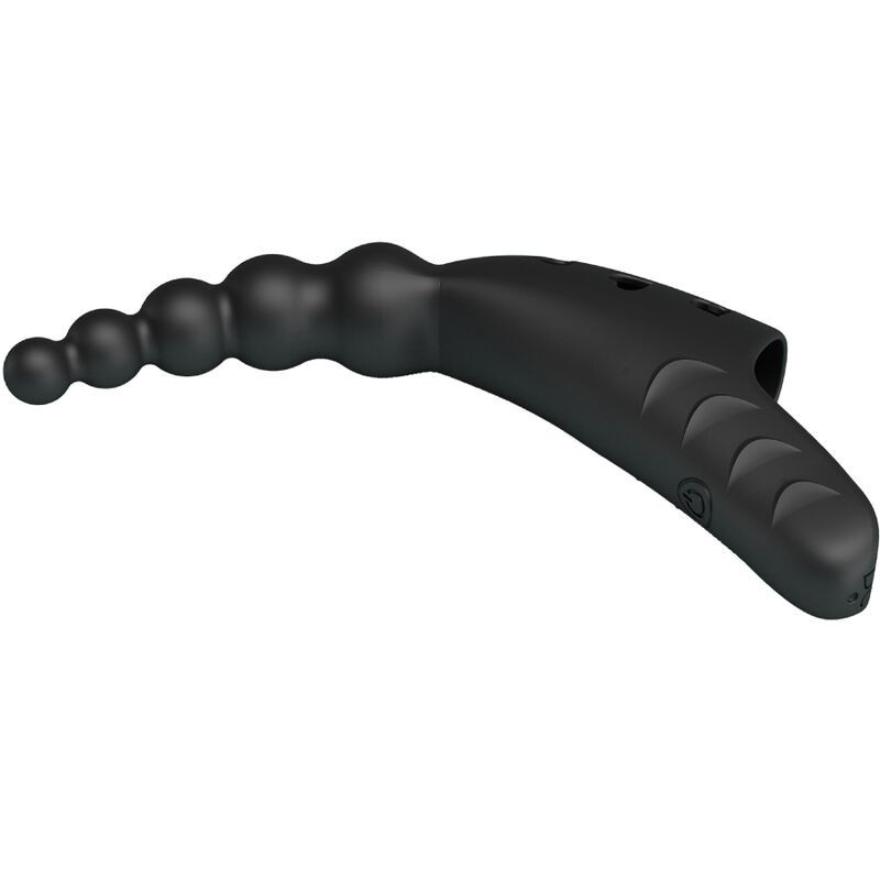 Rechargeable finger vibrator Pretty Love Jordin, 10 modes blackChinese fingers