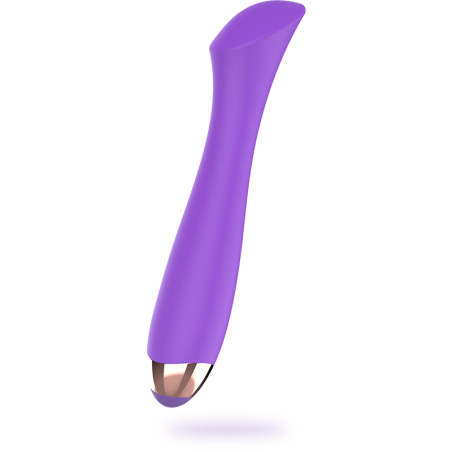 Vibratore punto G Mandy in silicone ricaricabile, doppio motorePunto G vibrante