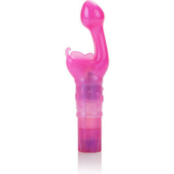 Stimolatore punto G e clitoride waterproof Kiss Butterfly rosaPunto G vibrante