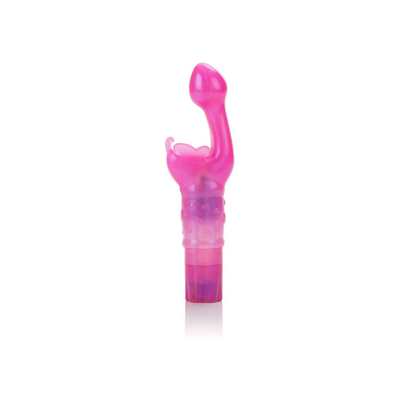 Estimulador ponto G e clitóris à prova d’água Kiss Butterfly rosaPonto G vibrante