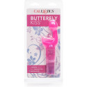 Estimulador punto G y clítoris impermeable Kiss Butterfly rosaPunto G vibrante