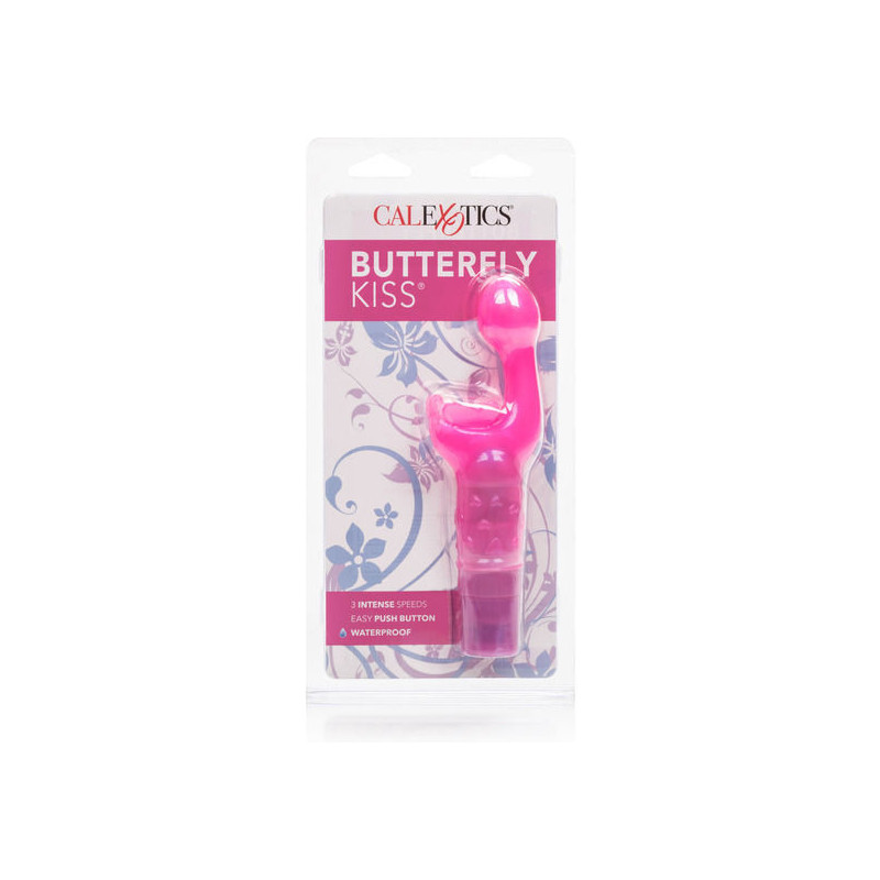 Kiss Butterfly waterproof G-spot & clitoral stimulator pinkG Spot vibrant