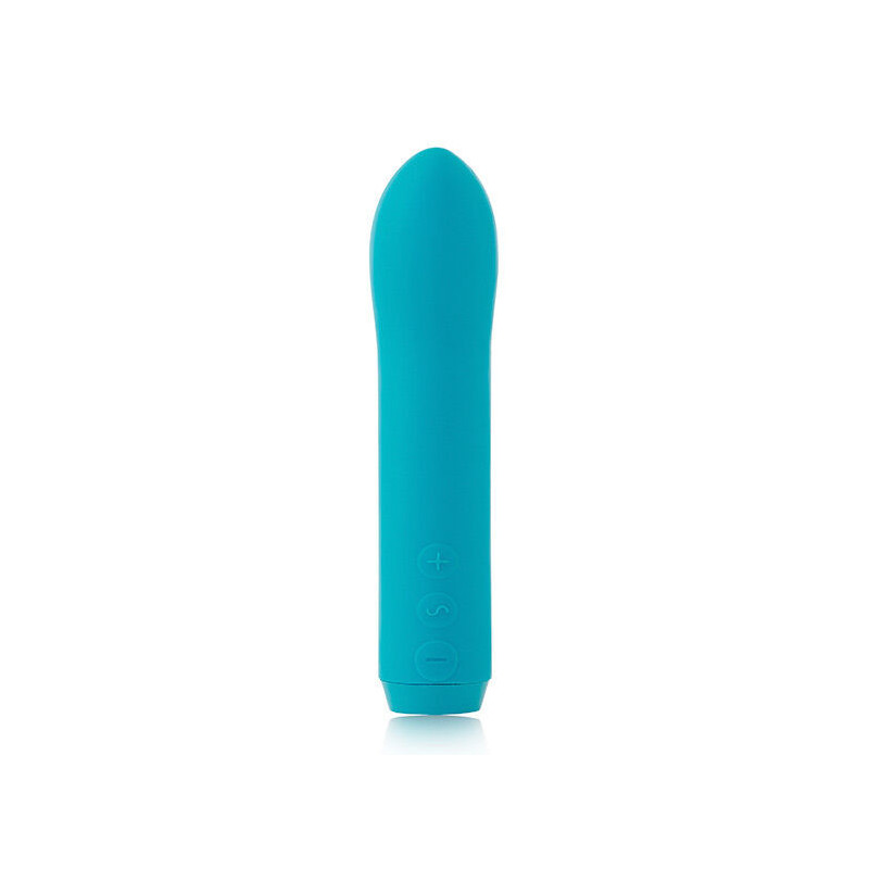 Aufladbarer G-Punkt-Vibrator, gebogen, türkis Je Joue BulletPunkt G lebendig