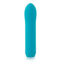 Rechargeable curved teal G-spot vibrator Je Joue BulletG Spot vibrant