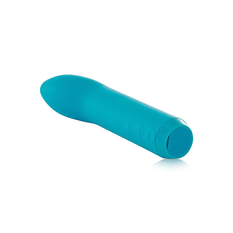 Aufladbarer G-Punkt-Vibrator, gebogen, türkis Je Joue BulletPunkt G lebendig