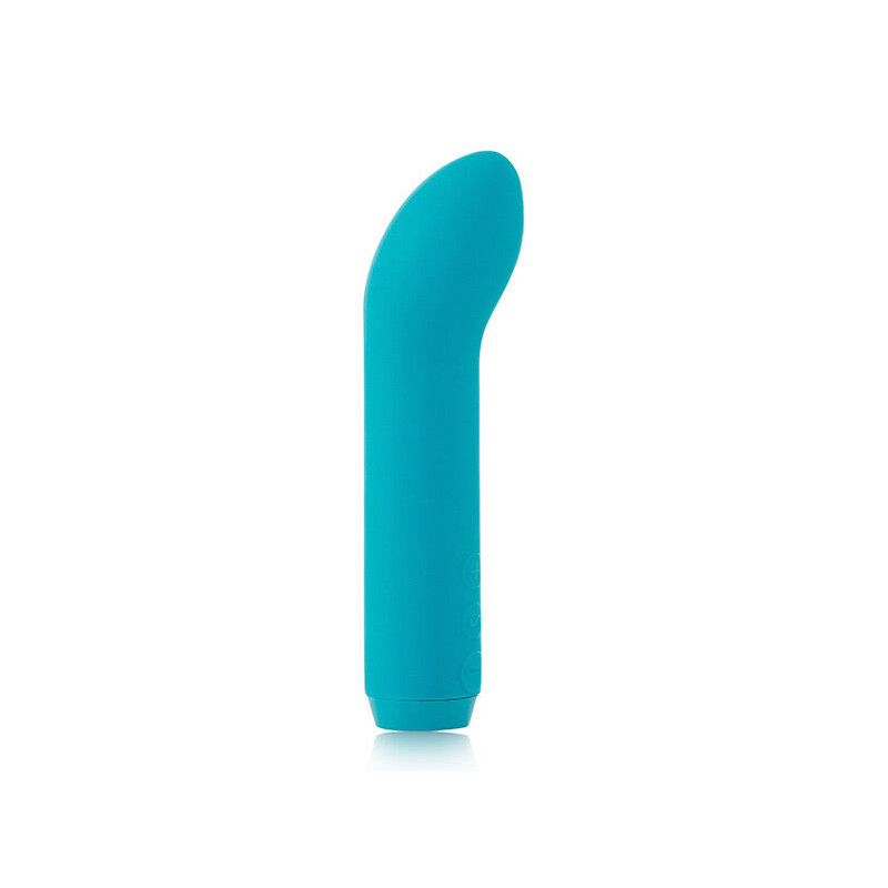 Rechargeable curved teal G-spot vibrator Je Joue BulletG Spot vibrant